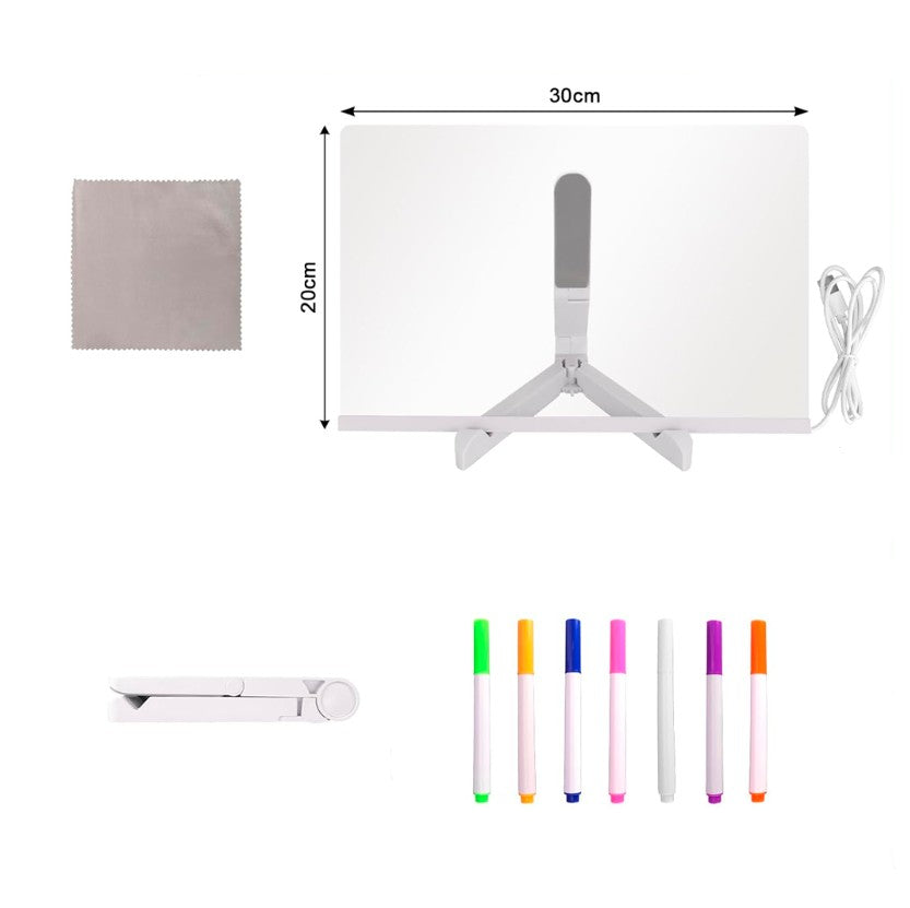 PIZARRA ACRÍLICA LED